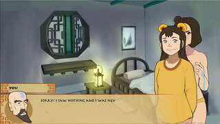 ST2 - isang Apat na Elemento Side Story Part 3 Korro ay makakakuha fuck hard at ang iba pang mga batang babae ay may masyadong