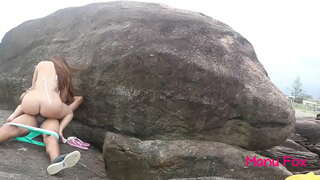 Pornstar Manu Fox anal sex jeung no kondom dina masarakat basisir